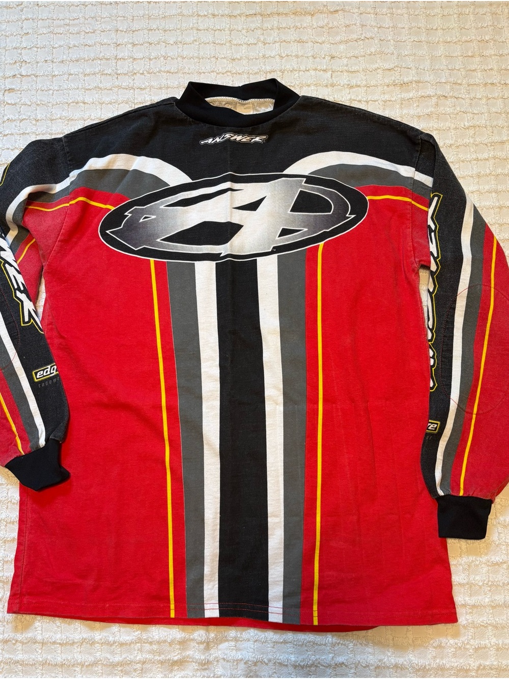 Answer edge racewear Y2K BMX/ Motocross vintage tee